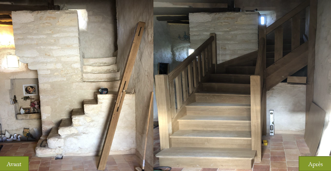 4 habillage d'escalier